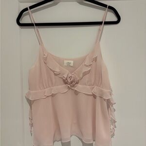 Wilfred Light Pink Ruffle Camisole
